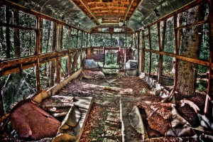 Gammel buss