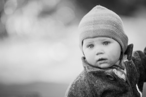 Portrett av liten jente